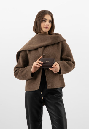 Wojas Čokoládová Dámská Peněženka Z Pravé Kůže