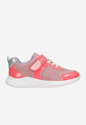 Bartek Różowe Sneakersy Dla Dziewcząt Z Błyszczącym Materiałem 87005-15