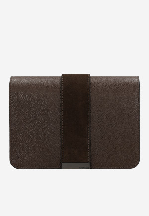 Wojas Ciemnobrązowa Czekoladowa Torebka Damska Crossbody