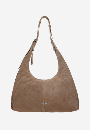 Wojas Jasnobrazowa Torebka Damska Hobo