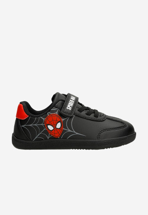 Czarne Trampki Spider-Man Z Czerwonymi Wstawkami Bartek 87070-11