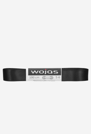 Wojas Wojas Sznurowadła Czarne Satynowe 100 Cm