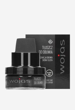 Wojas Czarny Tłuszcz Do Obuwia 50 Ml