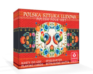 Karty Polska sztuka Ludowa - talia 2x55 kart