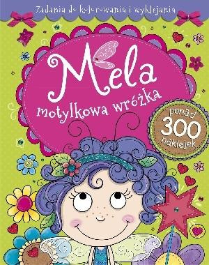 Mela motylkowa wróżka Zadania do kolorowania i wyklejania