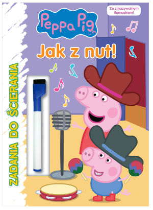 Peppa Pig Zadania do ścierania Jak z nut!