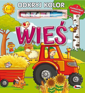 Odkryj kolor Wieś z flamastrem wodnym