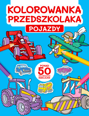Kolorowanka przedszkolaka Pojazdy