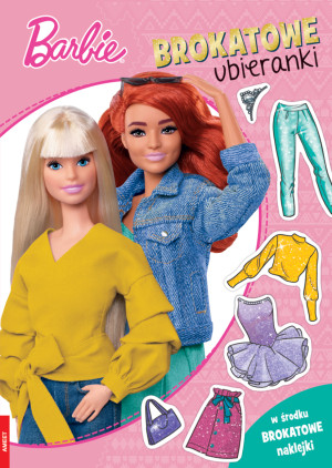 Barbie Brokatowe ubieranki