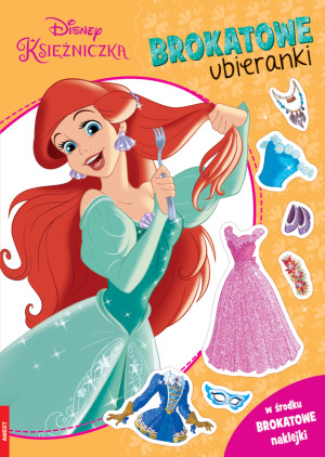 Disney Księżniczka Brokatowe ubieranki