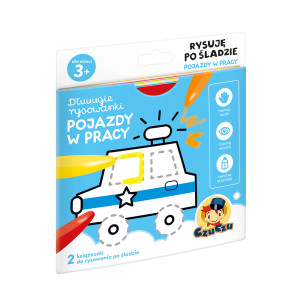 CzuCzu Dłuuugie rysowanki Rysuję po śladzie Pojazdy w akcji