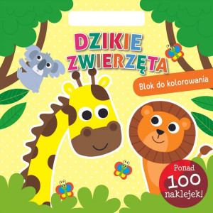 Dzikie zwierzęta Blok do kolorowania