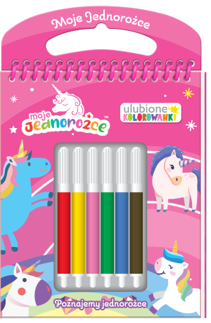 Moje jednorożce. Poznajemy jednorożce. Ulubione kolorowanki
