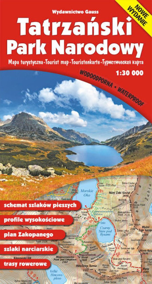 Mapa Tatrzański Park Narodowy wyd. foliowane wyd. 16