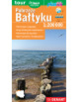 Pobrzeże Bałtyku mapa turystyczna 1:200 000