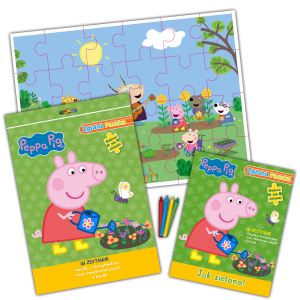 Peppa gra w zielone! Świnka Peppa. Zgrana paczka