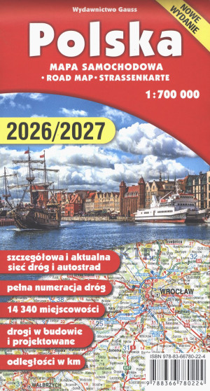 Mapa Polska 1:700 000 wyd. 5