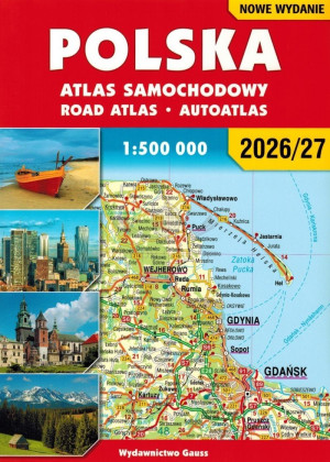 Polska. Atlas samochodowy. 1:500 000 Wyd. 2024/2025