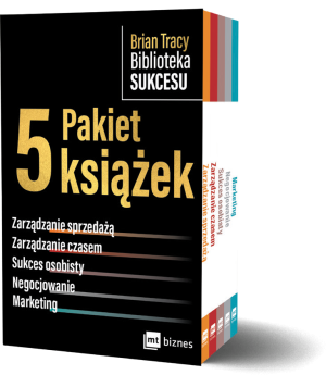 Pakiet Brian Tracy Biblioteka Sukcesu. Zarządzanie sprzedażą / Zarządzanie czasem / Sukces osobisty /  Negocjowanie / Marketing wyd. 2