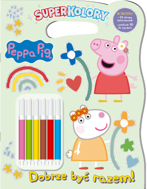 Dobrze być razem! Świnka Peppa. Superkolory