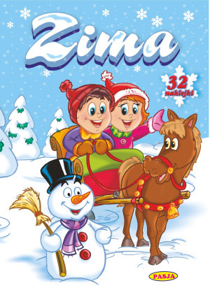 Zima. Kolorowanka