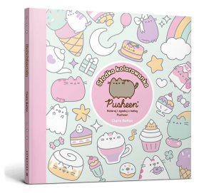 Pusheen Słodka kolorowanka Koloruj i zgaduj z kotką Pusheen