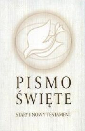 Pismo Święte Stary i Nowy Testament B6 biała obwoluta