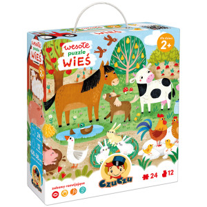 CzuCzu Wesołe puzzle Wieś 2+