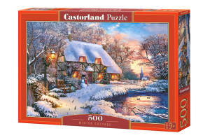 Puzzle 500 Winter Cottage