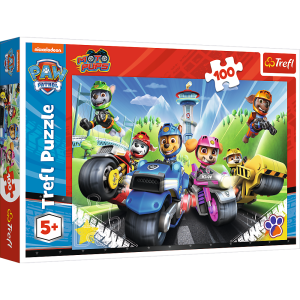 Puzzle 100 Psi Patrol na motorach