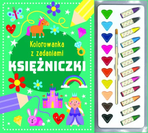 Kolorowanka z zadaniami Księżniczki