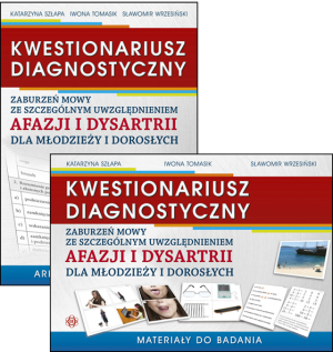 Kwestionariusz diagnostyczny zaburzeń mowy ze szczególnym uwzględnieniem afazji i dysartrii dla młodzieży i dorosłych Materiały do badania i arkusz diagnostyczny