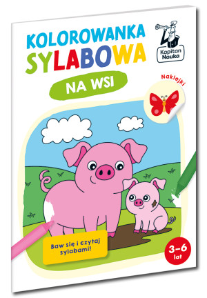 Kolorowanka sylabowa. Na wsi