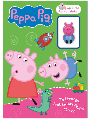 To George, brat świnki Peppy! Grrr! Chrum, to rodzinka!
