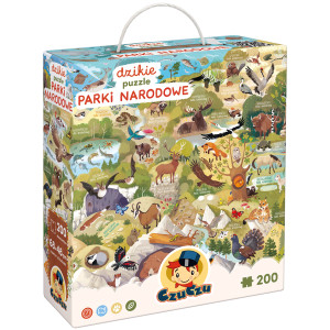 CzuCzu Dzikie puzzle Parki narodowe 6+