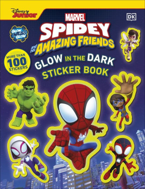 Marvel Spidey and His Amazing Friends Glow in the Dark Sticker Book. With More Than 100 Stickers wer. angielska
