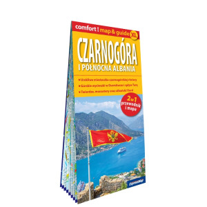 Czarnogóra i Północna Albania map&guide XL PL laminat 2024