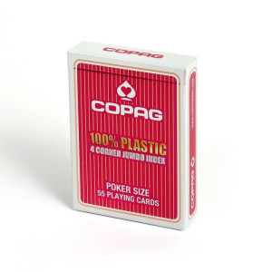 Karty do gry Copag 100% plastic 4 corner jumbo index