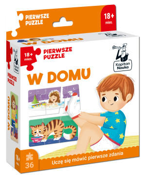 Kapitan Nauka. Pierwsze puzzle W domu