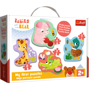 Puzzle Baby Classic Bobaskowe zwierzątka 36135