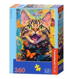 Puzzle 260 Happy Cat B-27637-1