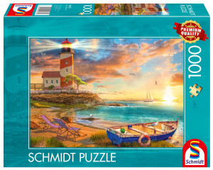 Puzzle 1000 PQ Zachód słońca nad zatoką 112740