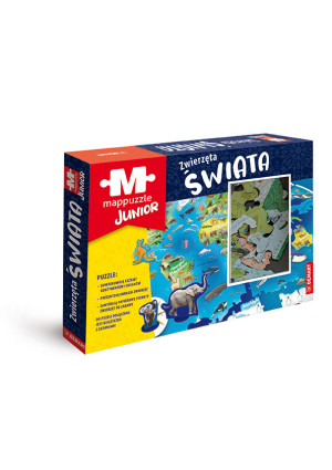 Mappuzzle junior Zwierzęta świata