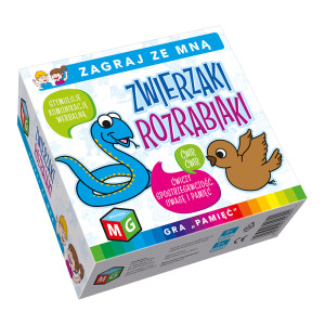 Gra pamięć Zwierzaki rozrabiaki