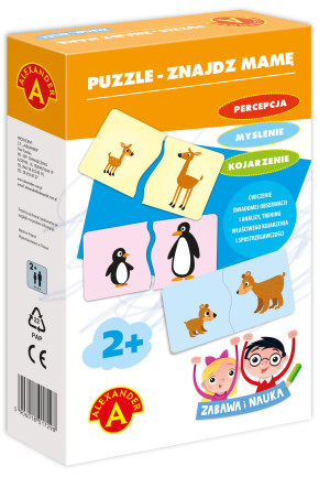 Puzzle 48 Znajdź mamę zabawa i nauka 1833