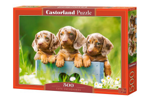 Puzzle 500 Urocze jamniki B-53605