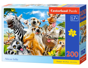 Puzzle 200 Afrykańskie selfie B-222148