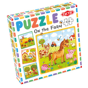 Puzzle 4w1 Moje pierwsze puzzle Farma