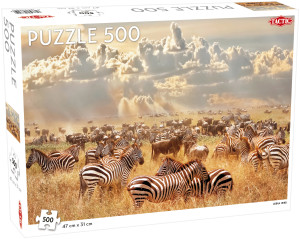 Puzzle 500 Animals Zebra Herd