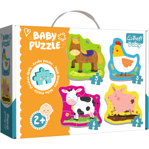 Puzzle Baby Classic Na farmie 36127